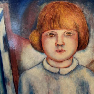 Marcel HOCQ (1933-2021): "La fille au tablier blanc »