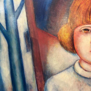 Marcel HOCQ (1933-2021): "La fille au tablier blanc »