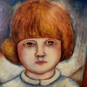 Marcel HOCQ (1933-2021): "La fille au tablier blanc »