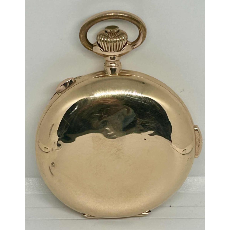 Le Phare, chronographe triple quantième, phase de lune et répétitions en or 18k