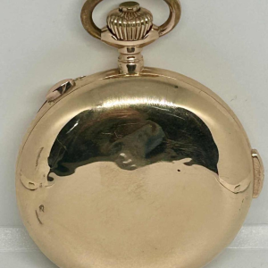 Le Phare, triple calendar chronograph, moon phase and repeater in 18k gold