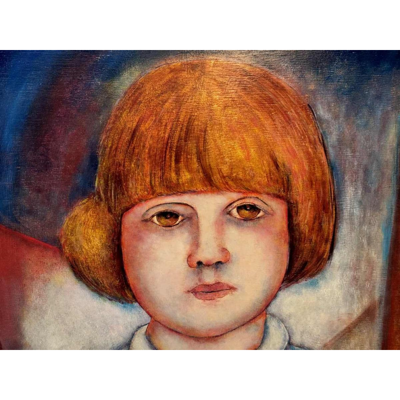 Marcel HOCQ (1933-2021): "La fille au tablier blanc »