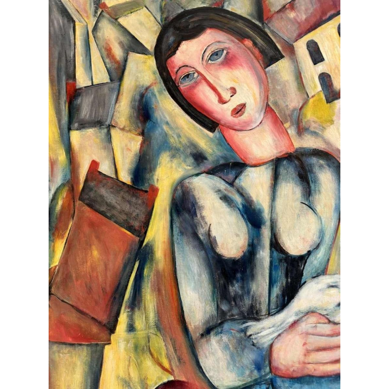 Marcel HOCQ (1933-2021): "De vrouw met de duif »