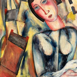 Marcel HOCQ (1933-2021): "La femme à la colombe »