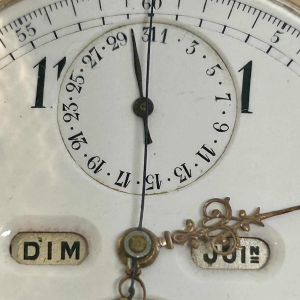 Le Phare, triple calendar chronograph, moon phase and repeater in 18k gold