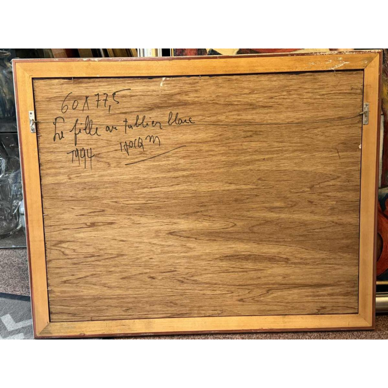 Marcel HOCQ (1933-2021): "La fille au tablier blanc »