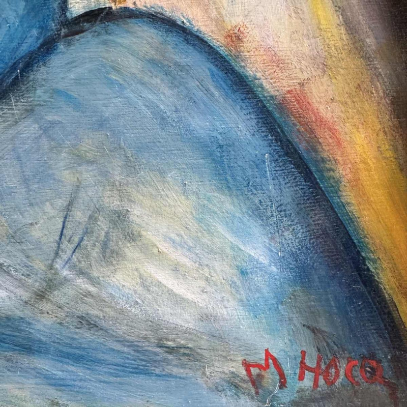 Marcel HOCQ (1933-2021): "De vrouw met de duif »