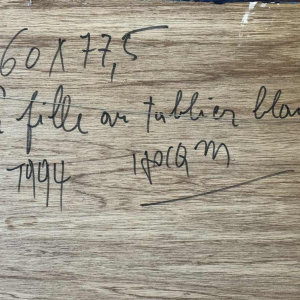 Marcel HOCQ (1933-2021): "The girl with the white apron »