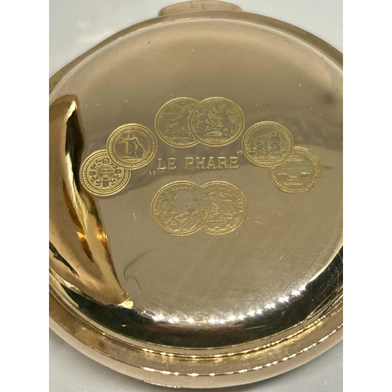 Le Phare, triple calendar chronograph, moon phase and repeater in 18k gold