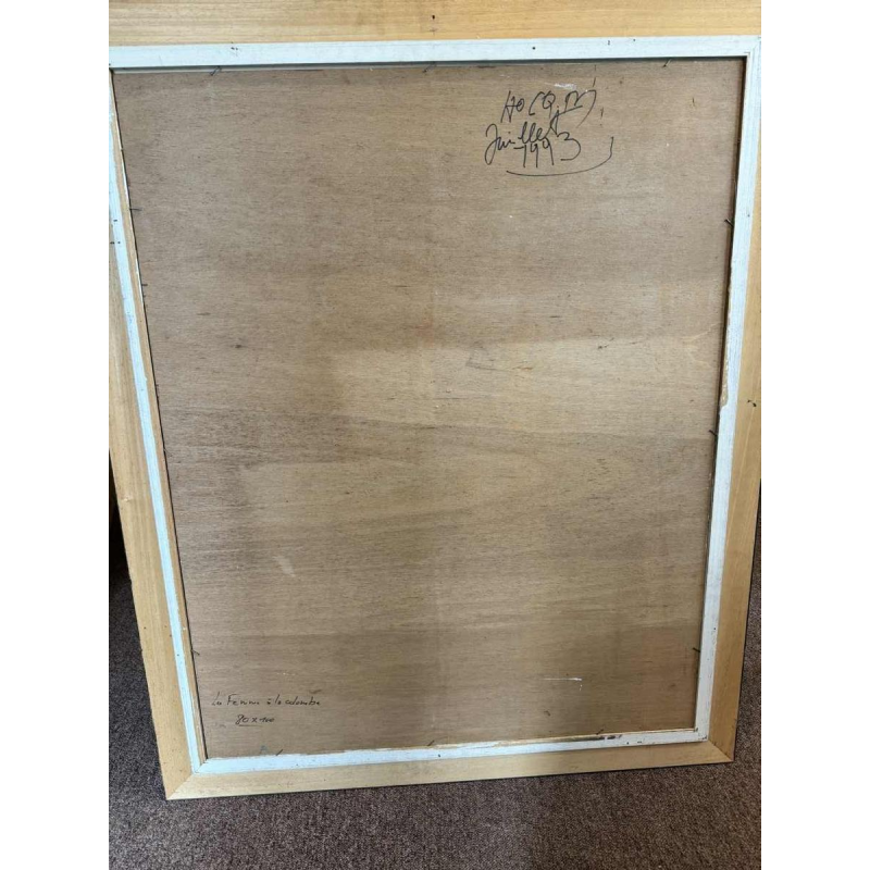 Marcel HOCQ (1933-2021): "La femme à la colombe »