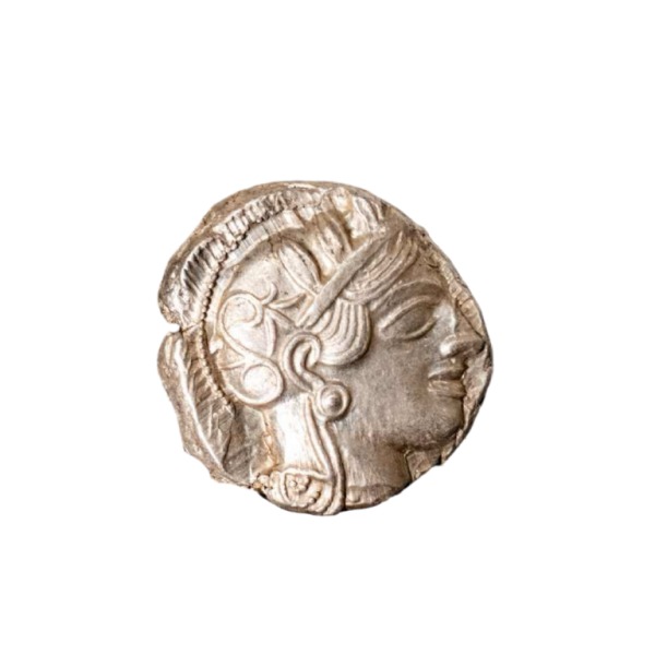 Zilveren tetradrachme, Athene Attica, 490 - 407 v.Chr.