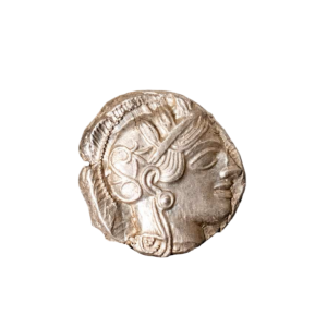 Zilveren tetradrachme, Athene Attica, 490 - 407 v.Chr.