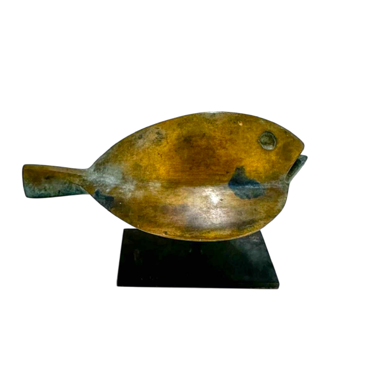 Sole en bronze, sculpture contemporaine signée Pesce et numérotée