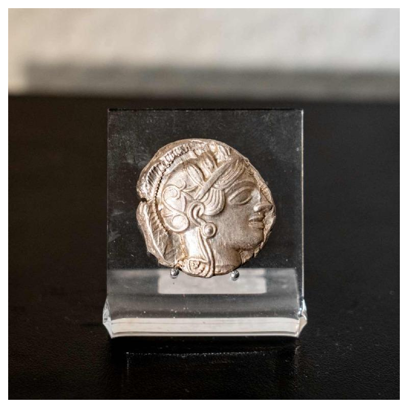 Zilveren tetradrachme, Athene Attica, 490 - 407 v.Chr.