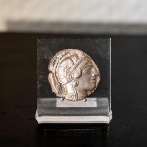 Zilveren tetradrachme, Athene Attica, 490 - 407 v.Chr.