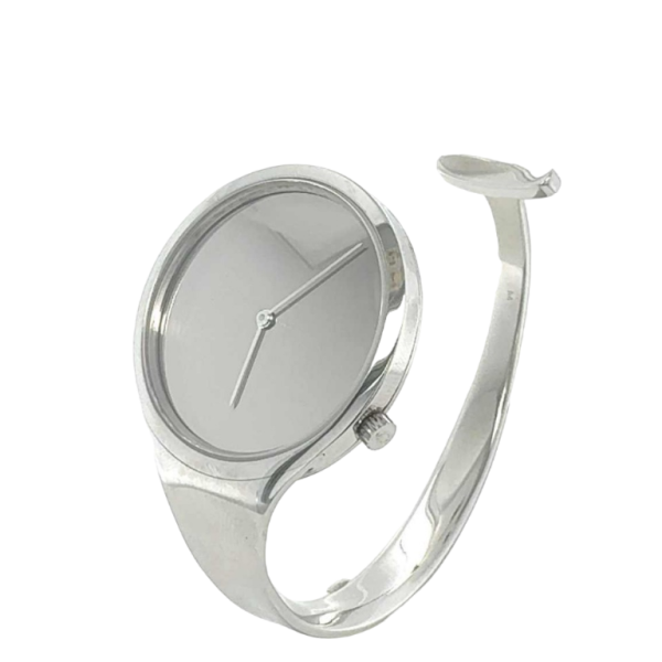 Viviana TORUN pour Georg JENSEN, montre acier à bracelet jonc