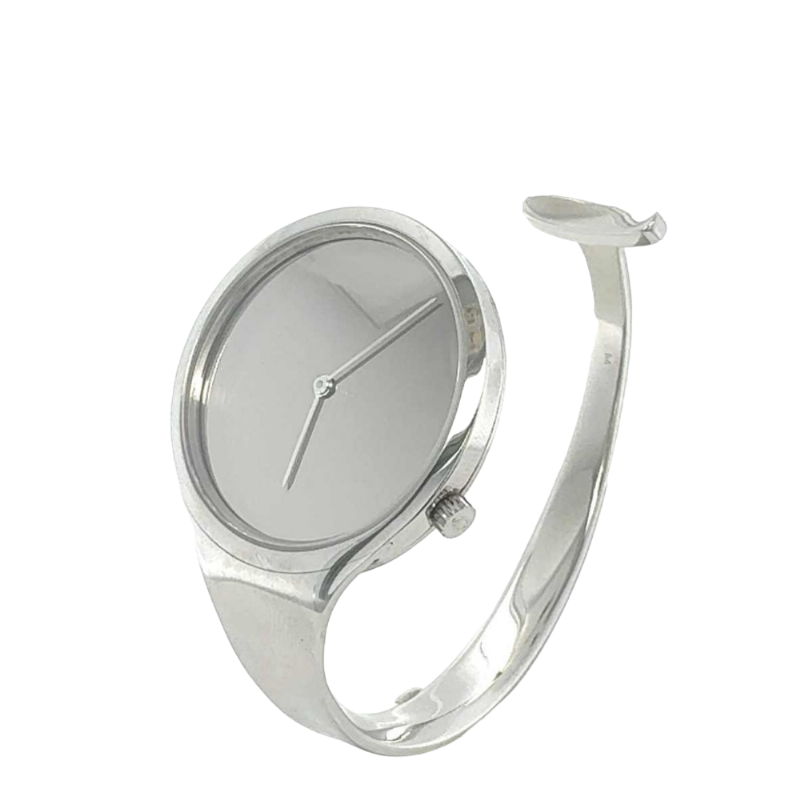 Viviana TORUN pour Georg JENSEN, montre acier à bracelet jonc
