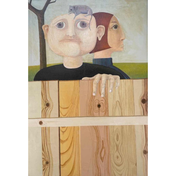 Jean-Pierre FELIX (Bouge-Namur 1938-) oil on canvas dated 1968