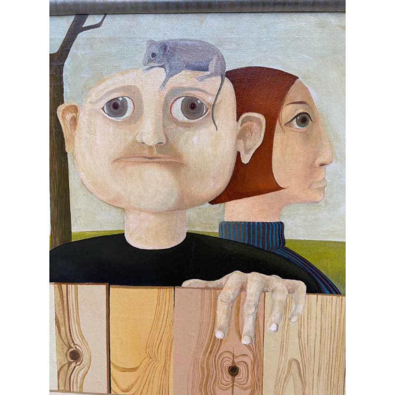 Jean-Pierre FELIX (Bouge-Namur 1938-) huile sur toile datée 1968