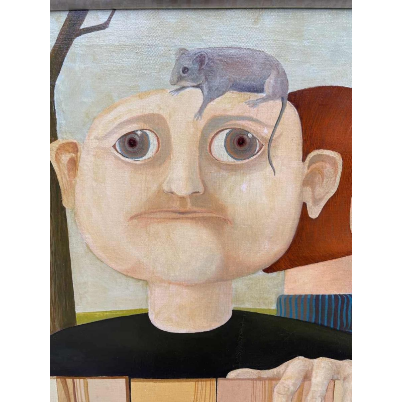 Jean-Pierre FELIX (Bouge-Namur 1938-) huile sur toile datée 1968