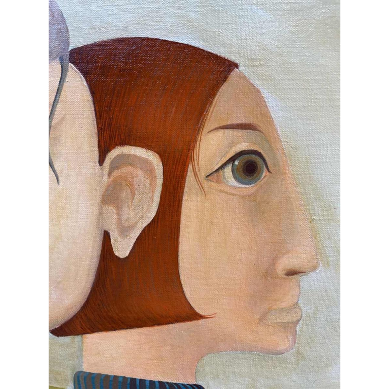 Jean-Pierre FELIX (Bouge-Namur 1938-) oil on canvas dated 1968