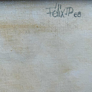 Jean-Pierre FELIX (Bouge-Namur 1938-) huile sur toile datée 1968