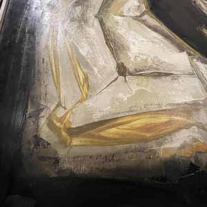 GILBERT AUQUIERE, Schilderij "Nocturne XX" Groot abstract olieverf op doek 1963