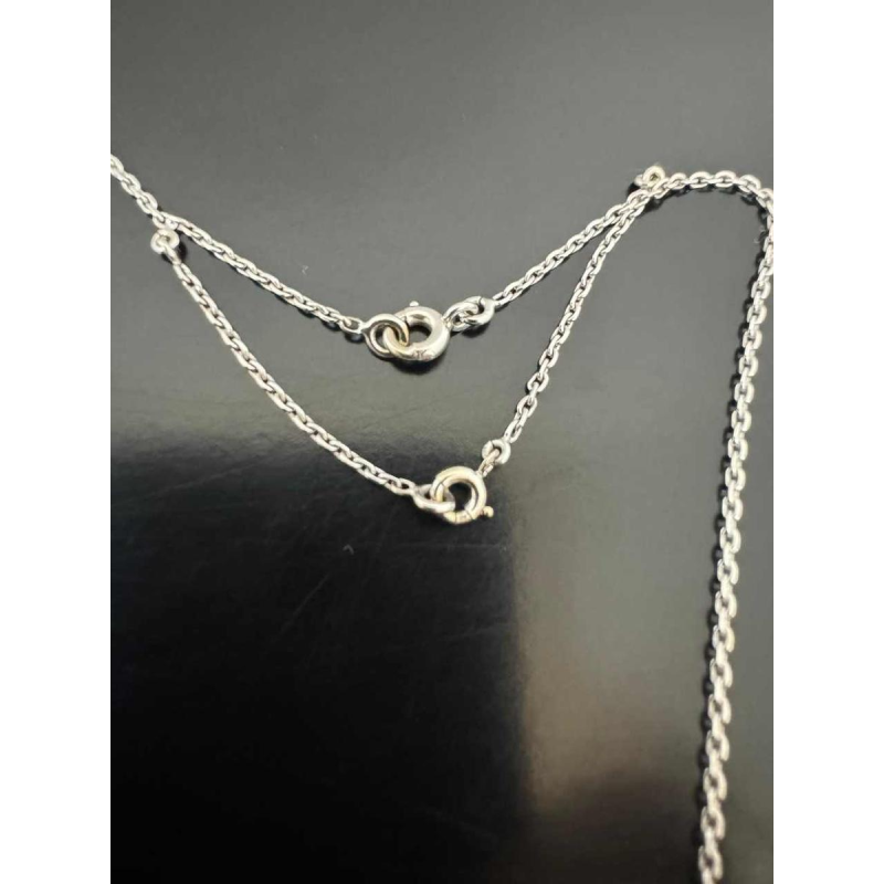 Hanger in tweekleurig goud, diamanten & natuurparel