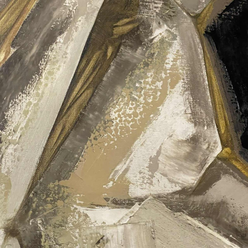 GILBERT AUQUIERE, Tableau " Nocturne XX " Grande huile sur toile abstraite 1963