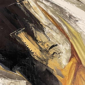 GILBERT AUQUIERE, Schilderij "Nocturne XX" Groot abstract olieverf op doek 1963