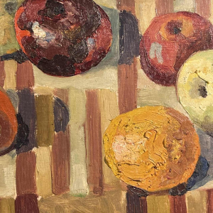 Prosper Chalon, Schilderij " Stilleven met Vruchten " olieverf op doek 1952