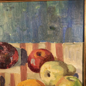 Prosper Chalon, Schilderij " Stilleven met Vruchten " olieverf op doek 1952