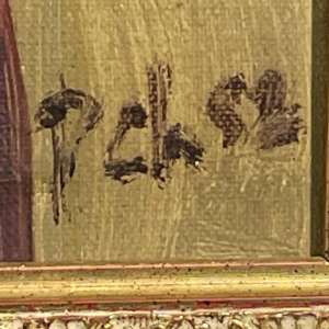 Prosper Chalon, Schilderij " Stilleven met Vruchten " olieverf op doek 1952