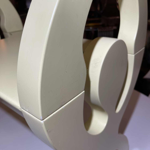 Pair Yellow Bedsides Table Stools Shelves Memphis Anthropomorphic Style 1980s