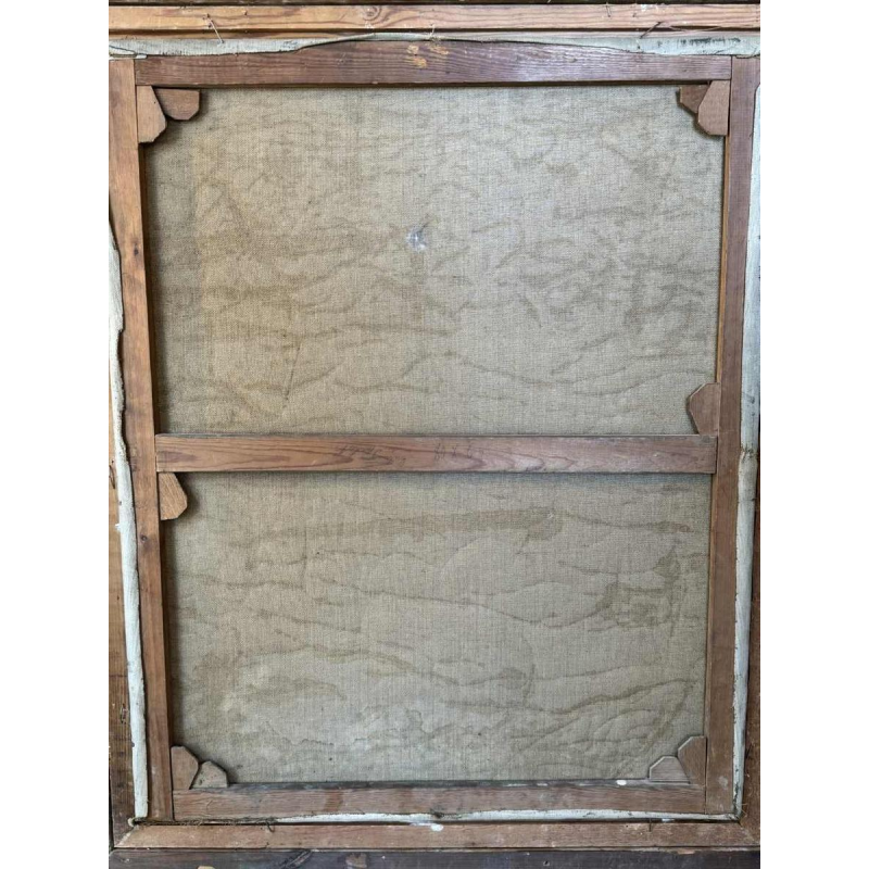 Camille BARTHELEMY (1890-1961): « Couple dans un village en Aveyron »