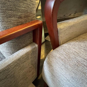 Paire de fauteuils vintage entie`rement restaure´s, Design tchèque, ca 1950