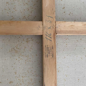 Jacques Zimmermann 'Il s'intéresse' tableau abstrait, huile sur toile 1980