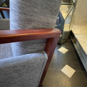 Pair of fully restored vintage armchairs, Czech Design, ca 1950