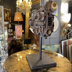 JACQUES DUFRANE " Ship Fish " Brutalist assembled sculpture, steel ca 2000