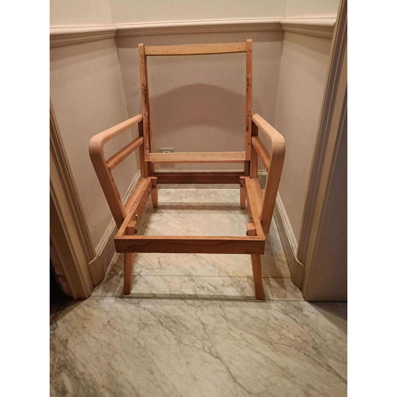 Paire de fauteuils vintage entie`rement restaure´s, Design tchèque, ca 1950