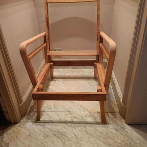 Paire de fauteuils vintage entie`rement restaure´s, Design tchèque, ca 1950