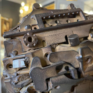 JACQUES DUFRANE " Ship Fish " Brutalist assembled sculpture, steel ca 2000