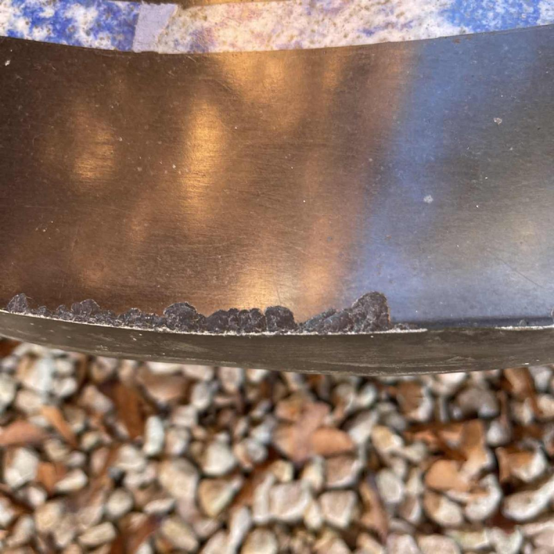 Large table top freemason, lapis-lazuli marble inlay, ca 1960