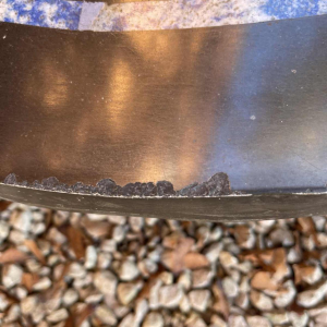 Groot tafelblad vrijmetselarij, lapis-lazuli marmer ingelegd, ca 1960