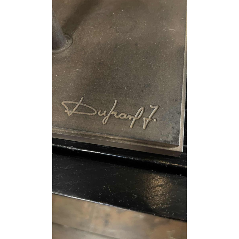 JACQUES DUFRANE, Vaisseau Poisson, Sculpture assemblée brutaliste, acier ca 2000