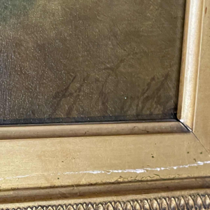 HENRI ROBBE Painting " Bunch of flowers " still life, oil on panel, ca 1840