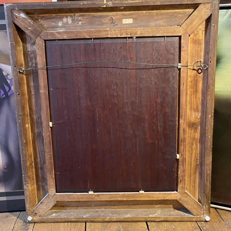 HENRI ROBBE " Bouquet de Fleurs " nature morte, huile panneau, ca 1840