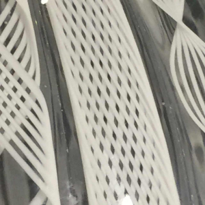 Fulvio Bianconi, Venini Murano, Zanfirico filigree white ball vase, 1950/60