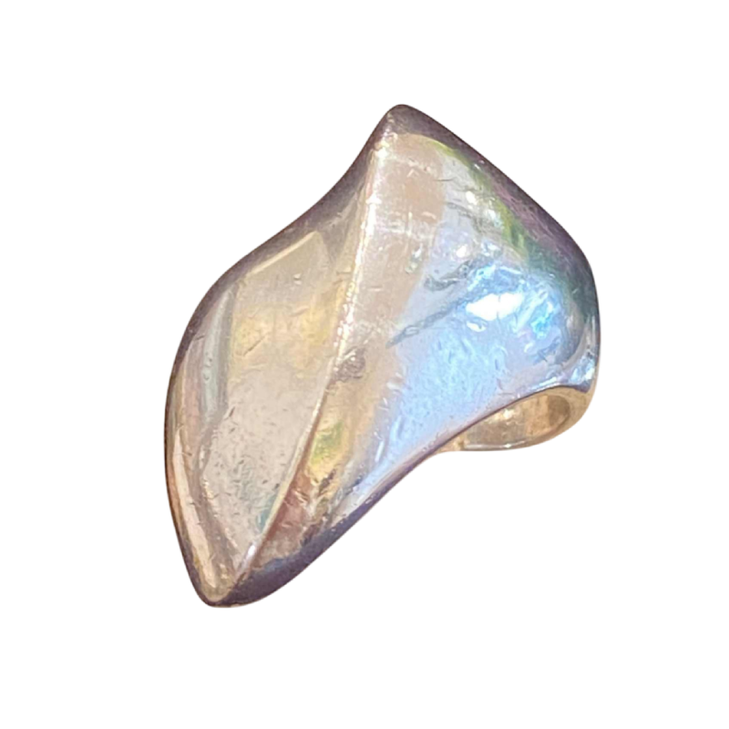 Nanna Ditzel pour Goerg Jensen, bague NÂ°91 en argent massif, Danemark ca 1960
