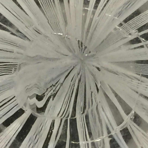 Fulvio Bianconi, Venini Murano, Zanfirico filigree white ball vase, 1950/60